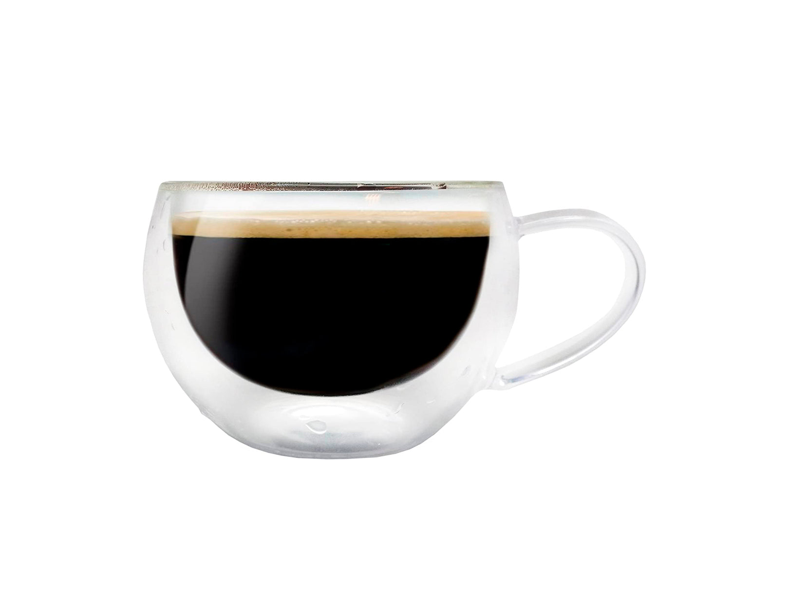 Taza Café Doble Vidrio Templada 200ml.