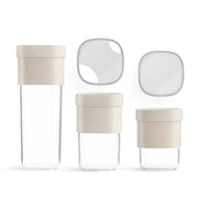 Set de 3 Contenedores Plegables Beige – Lékué