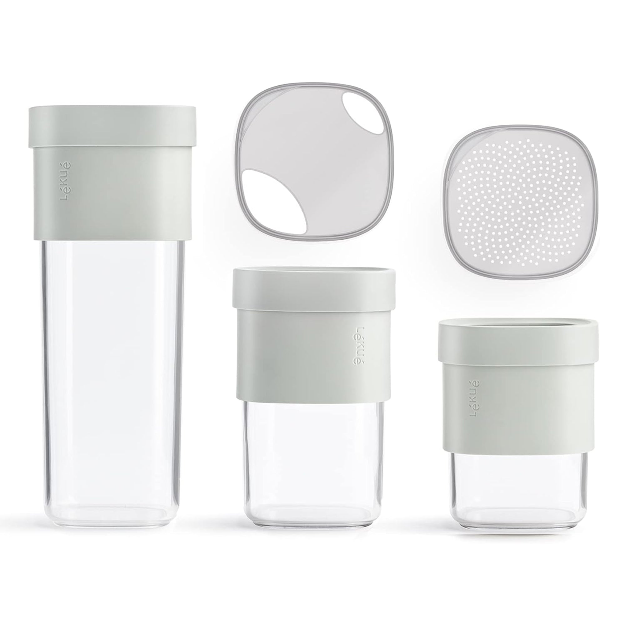 Set de 3 Contenedores Plegables Beige – Lékué