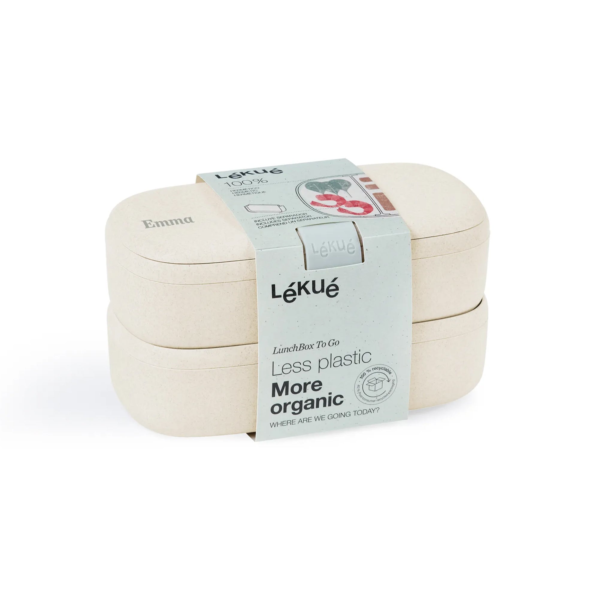 Lonchera Ecológica To Go Organic Lékué