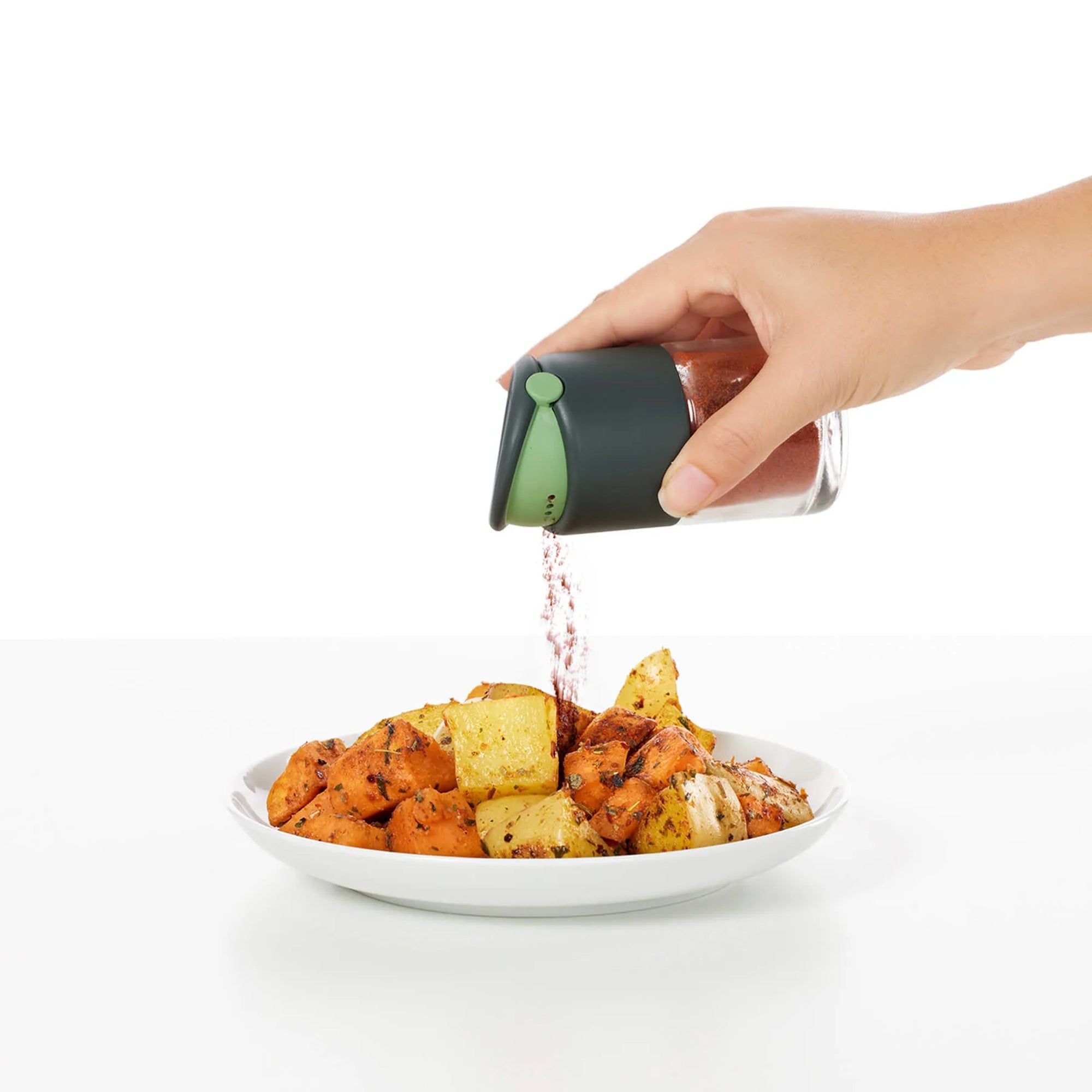 Bote para Especias de Cristal y Policarbonato Lékué