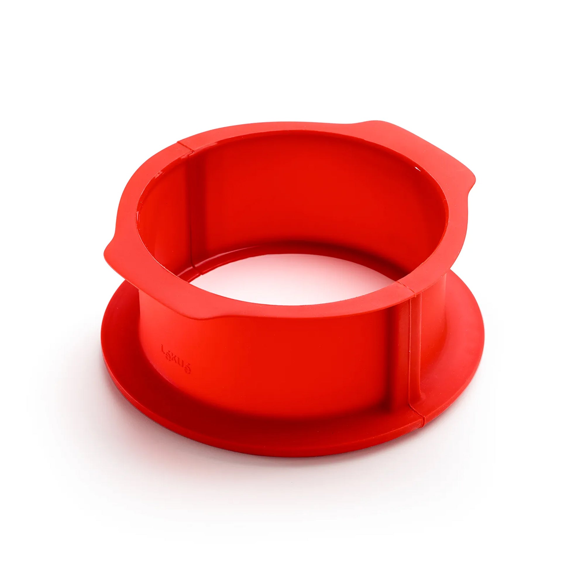 Molde Desmontable de Silicona Platino para Carlota 18 cm Rojo Lékué