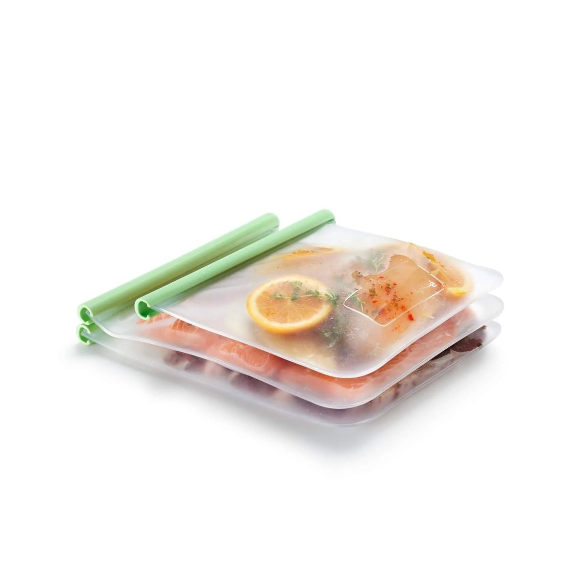 3 Bolsas Reutilizables Planas Silicona Platino Lékué - shop_name