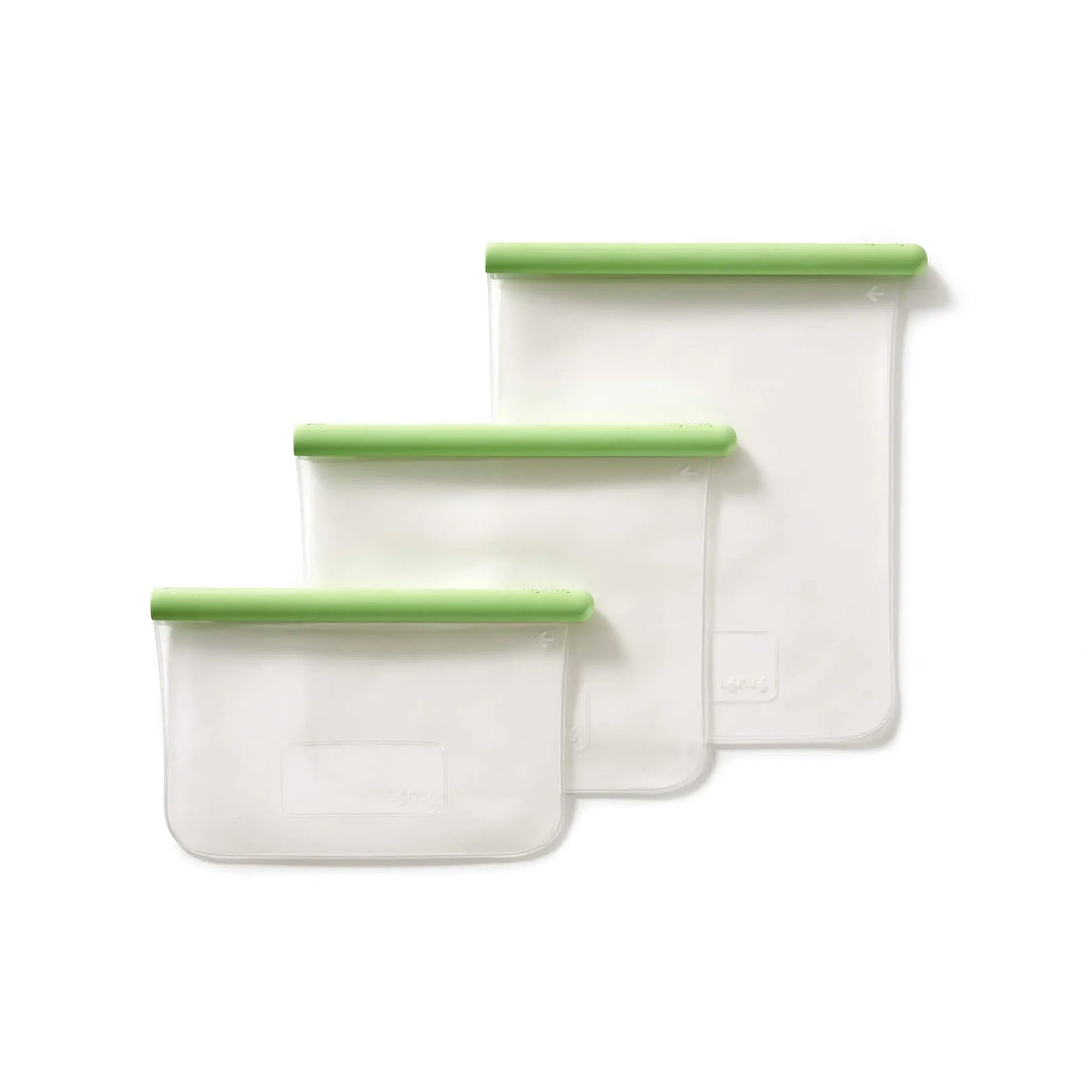 3 Bolsas Reutilizables Planas Silicona Platino Lékué