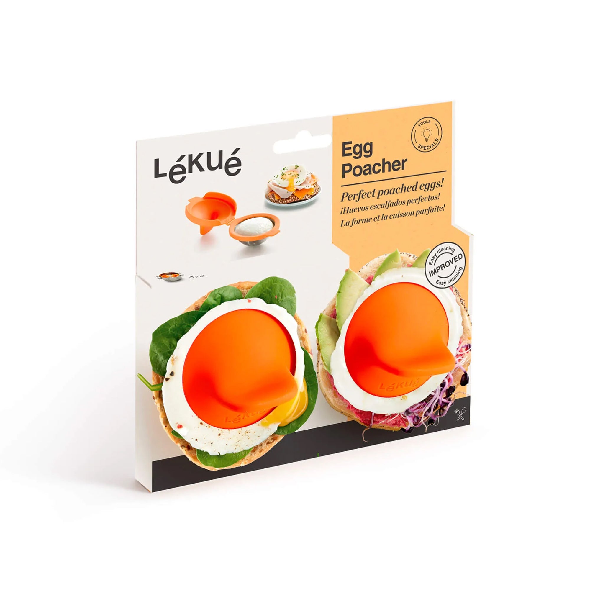 Escalfador de Huevos 2 Piezas Lékué
