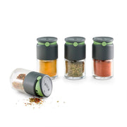 4 Botes para Especias de Cristal y Policarbonato Lékué - shop_name