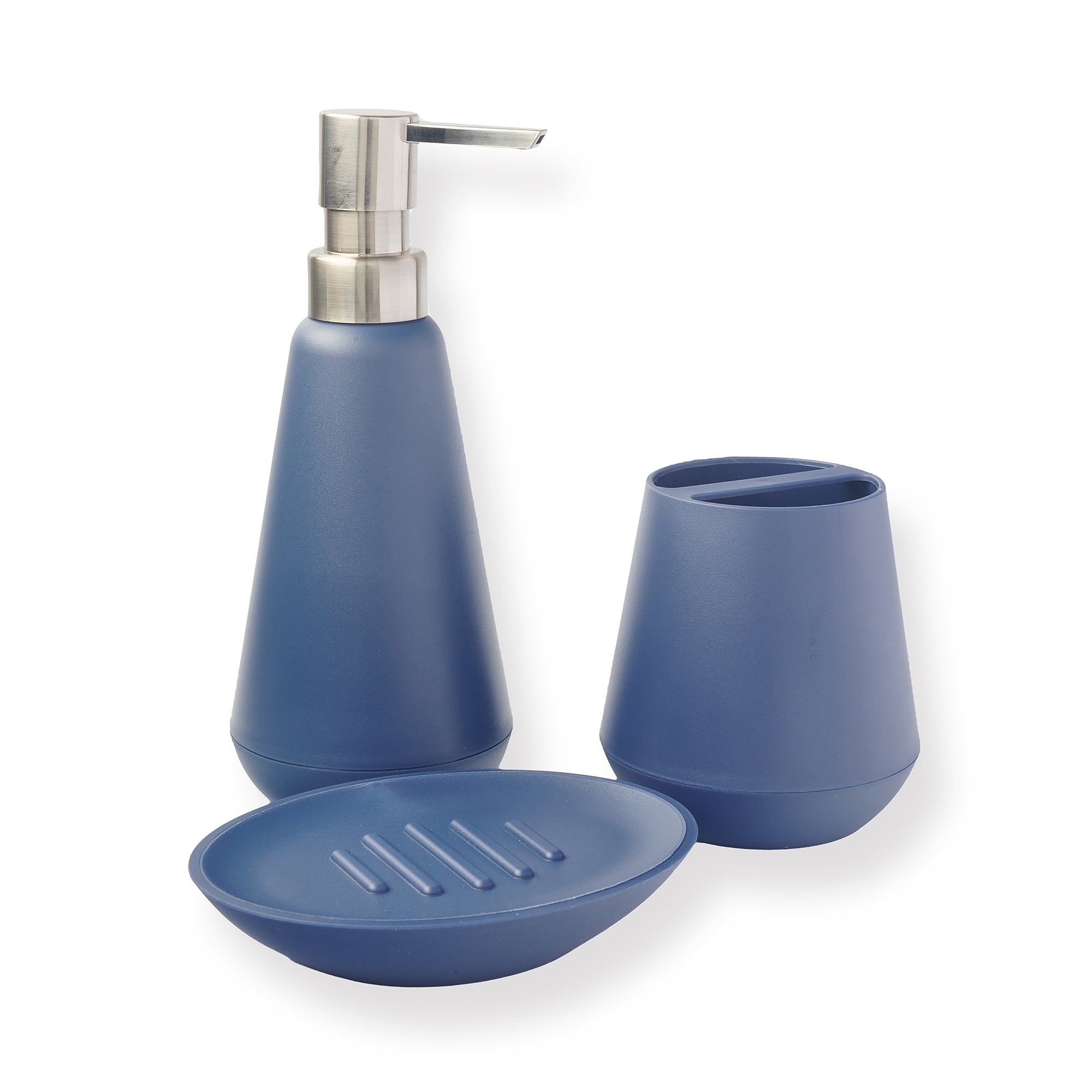 Jabonera para Baño Policarbonato Belize Azul Sttelli