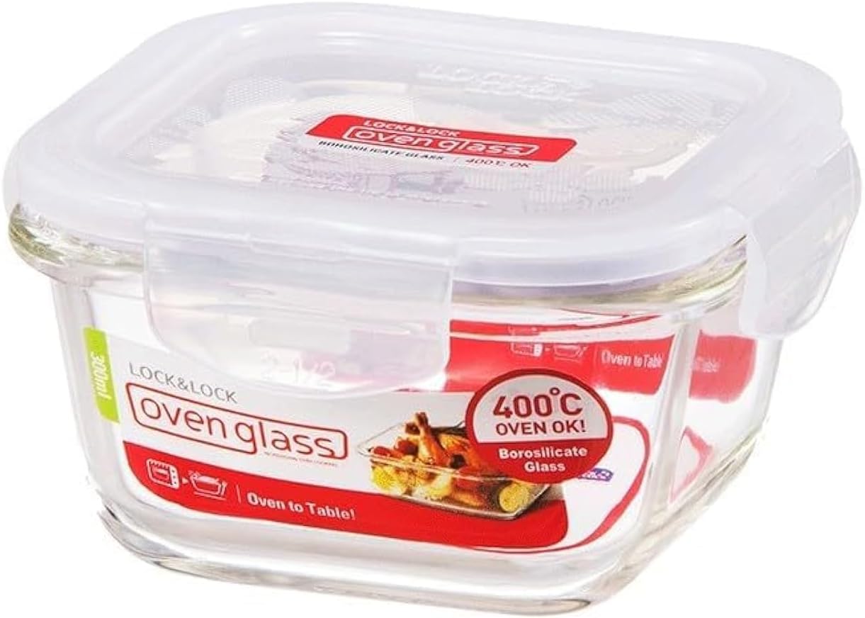 Contenedor Hermético Cuadrado 300ml Lock & Lock