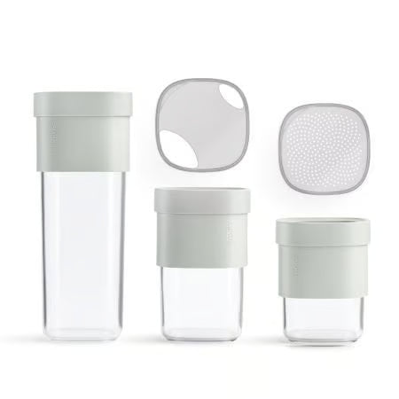 Set de 3 Contenedores Plegables Verde – Lékué