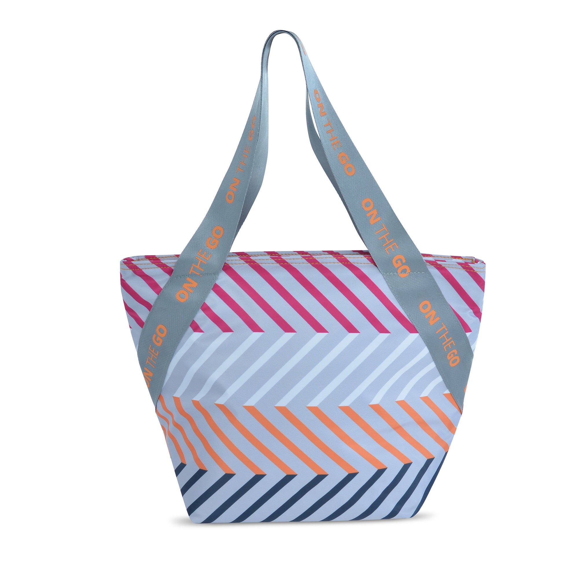 Lonchera Tote 3.7 Lt  On The Go Rayas Rosa IRIS Barcelona