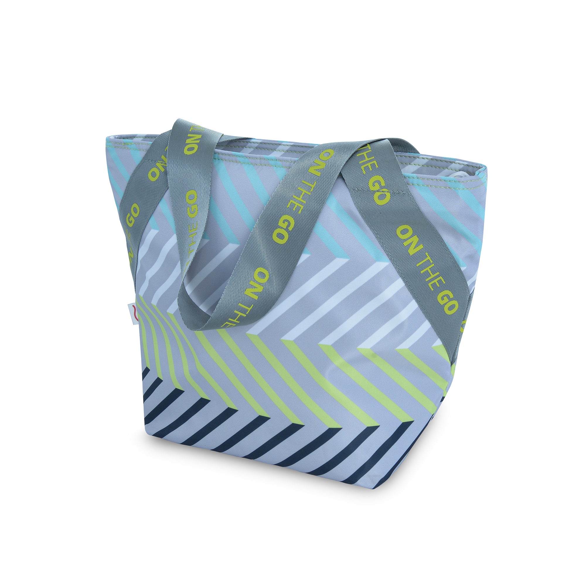 Lonchera Tote 3.7 Lt  On The Go Rayas Azules IRIS Barcelona