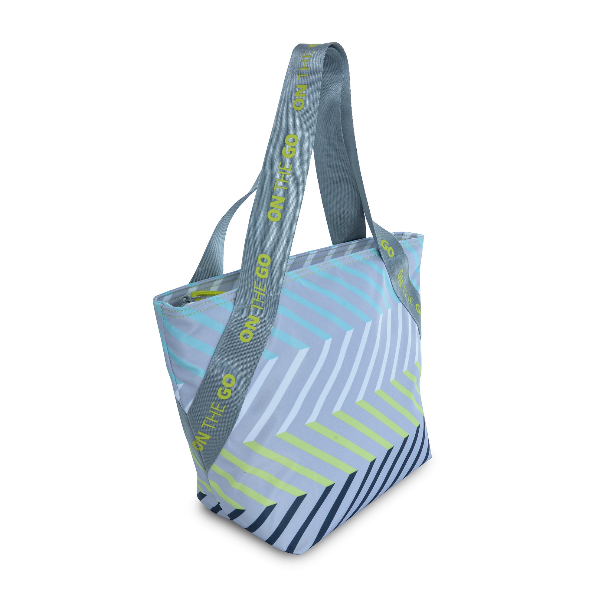 Lonchera Tote 3.7 Lt  On The Go Rayas Azules IRIS Barcelona