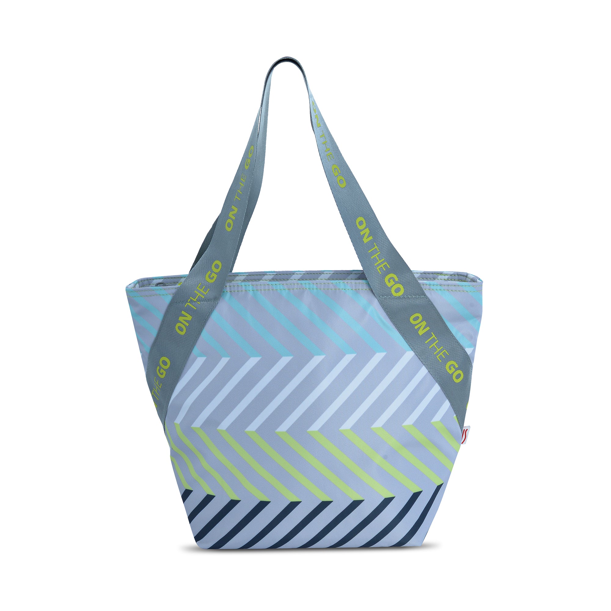 Lonchera Tote 3.7 Lt  On The Go Rayas Azules IRIS Barcelona