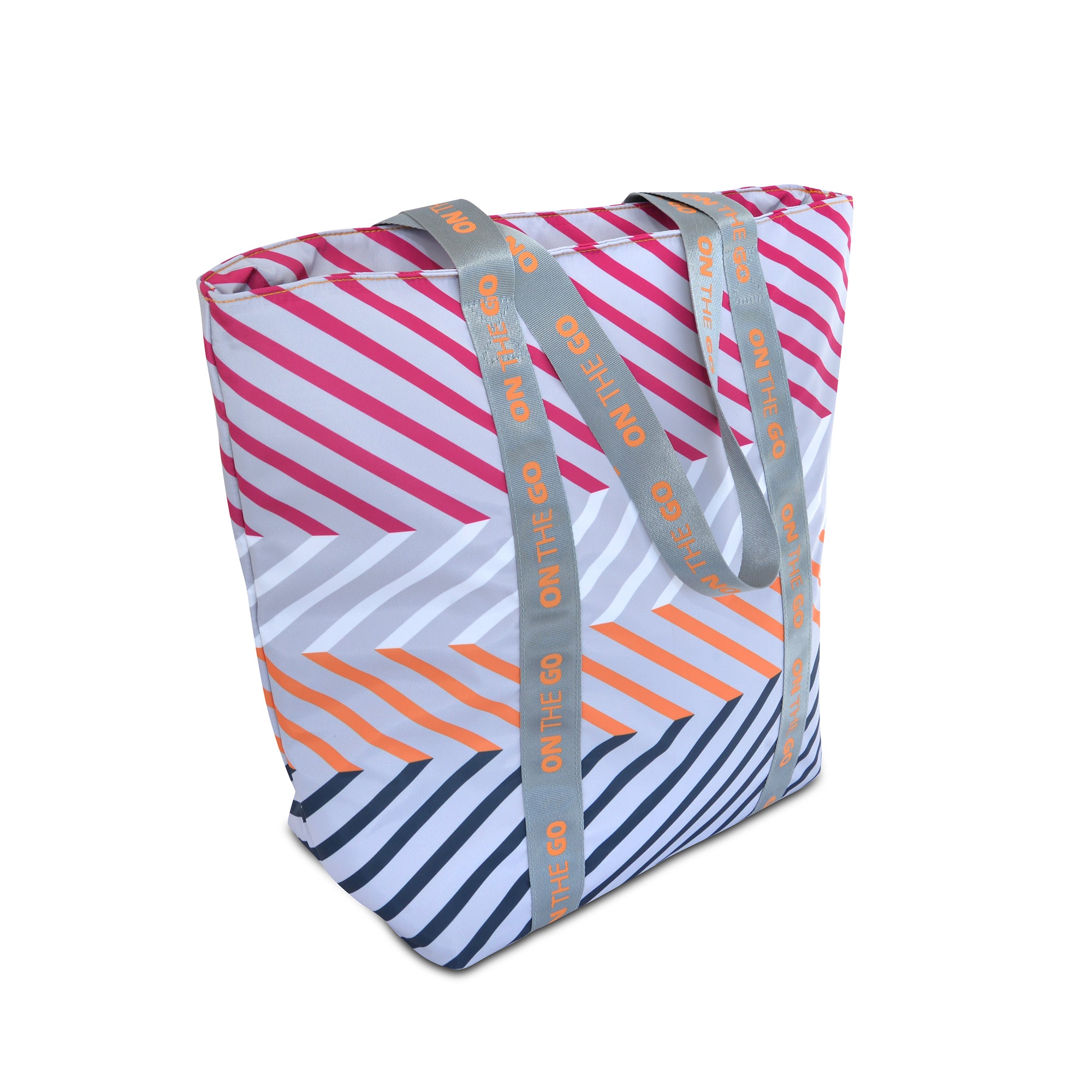 Bolsa On The Go  10 Lt Rayas Rosa IRIS Barcelona