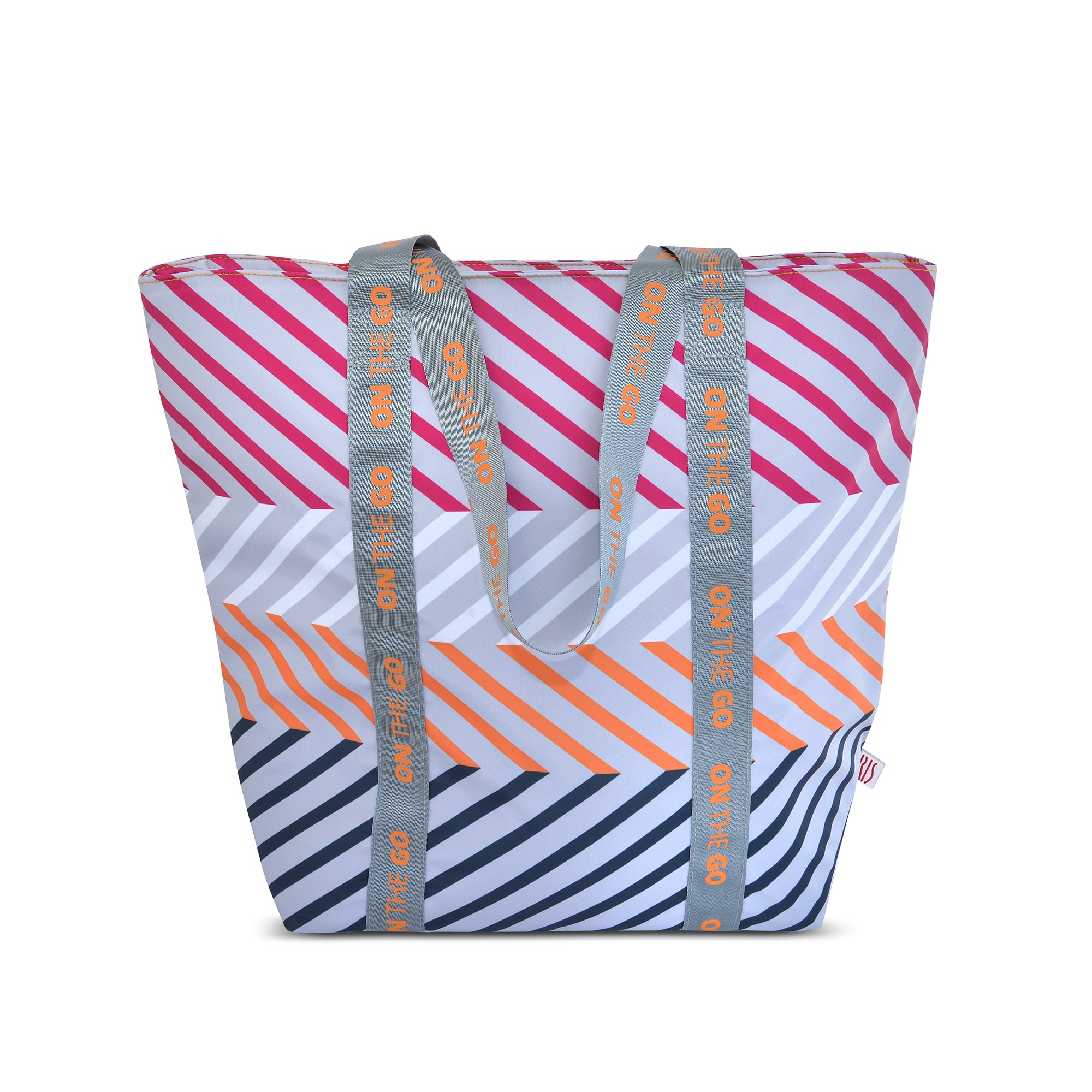 Bolsa On The Go  10 Lt Rayas Rosa IRIS Barcelona