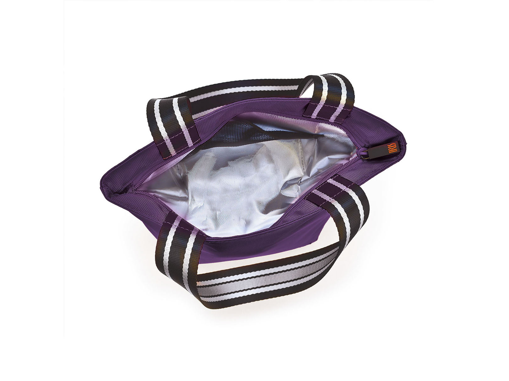 Lonchera Térmica con Estilo Urbano Tote Lunchbag Lila Iris Barcelona