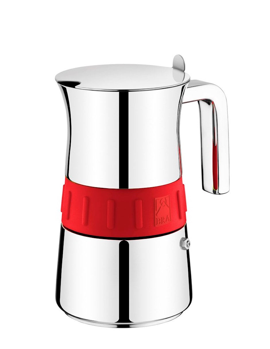 Cafetera Italiana 4 tazas Elegance BRA