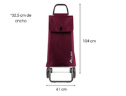 Carro de Compras Akanto MF 4 Ruedas Burdeos - Rolser