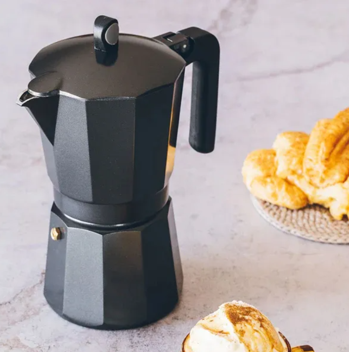 Cafetera Italiana Noir para 6 tazas Monix