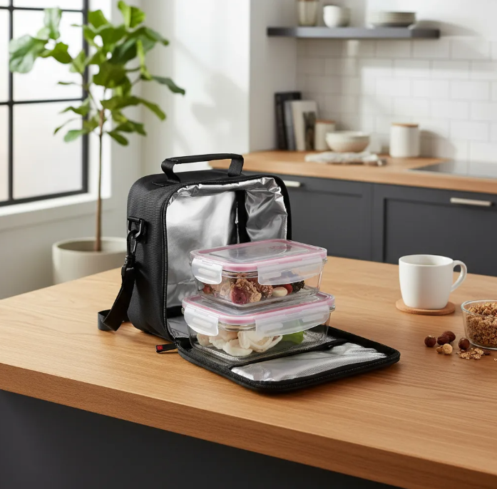 Lonchera Basic 5 lt con 2 Contenedores de Vídrio (0.84lt y 0.57lt) IRIS Barcelona