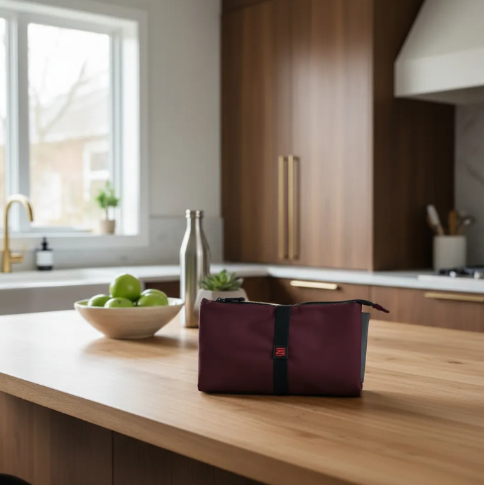 Bolsa Porta Alimentos Snack Bag Soft Rojo Iris Barcelona