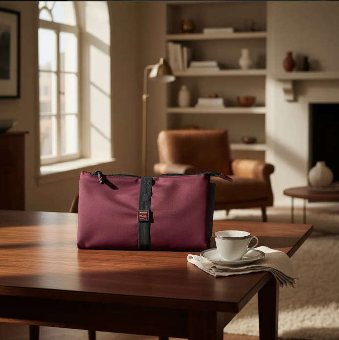 Bolsa Porta Alimentos Snack Bag Soft Rojo Iris Barcelona