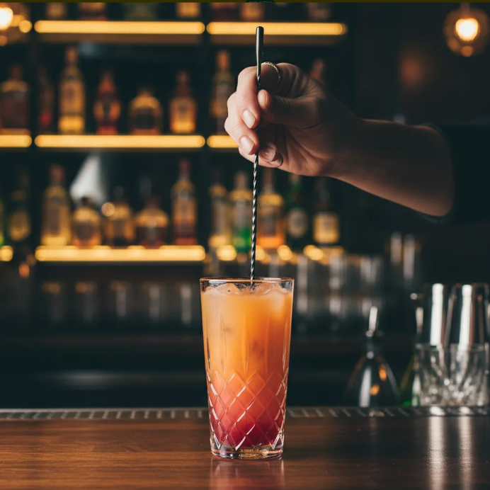 Cuchara Roscada Mezcladora para Cóctel Acero Inoxidable Moonlight Vin Bouquet