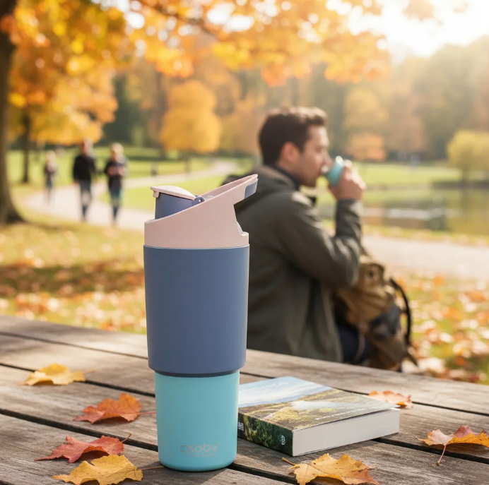 Termo Asobu Cosmic 1l Acero Inoxidable Premium