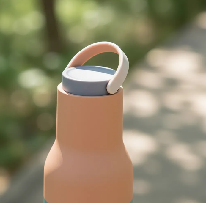 Botella para Agua de Acero Inoxidable Doble Pared Metro Verde Pastel 650ml Asobu