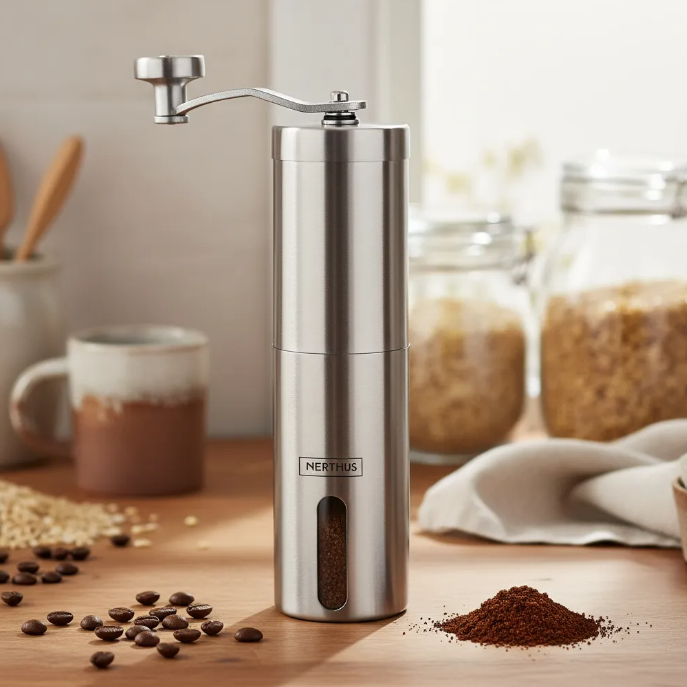 Molinillo para Café Manual Acero Inoxidable Nerthus