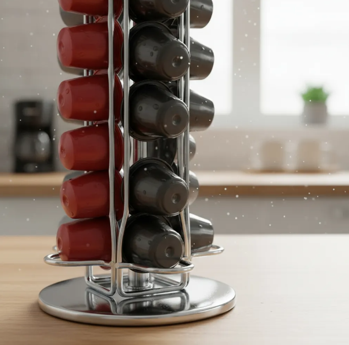 Rack Giratorio Nerthus Para 40 Cápsulas Nespresso Fih 409