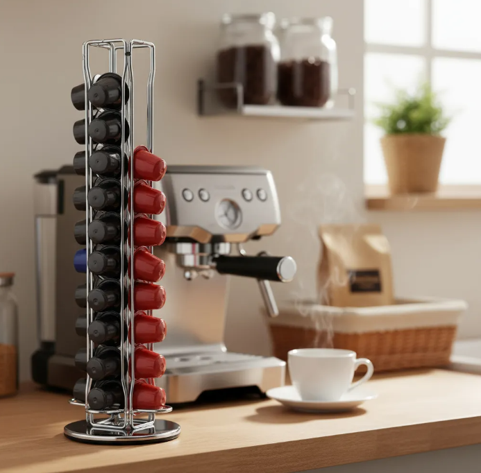 Rack Giratorio Nerthus Para 40 Cápsulas Nespresso Fih 409