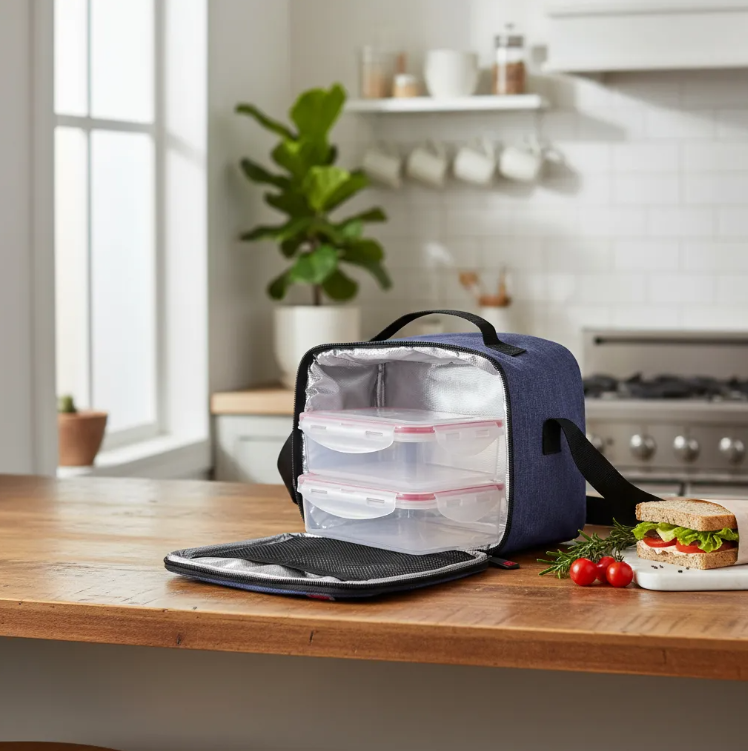 Lonchera Iris Barcelona Con 2 Moldes Herméticos 600ml