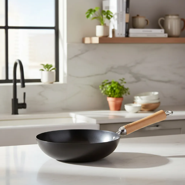 Wok Antiadh. 24cm Acero Joyce Chen J21-9975