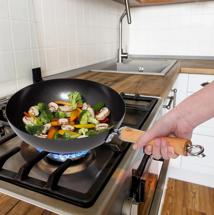 Wok Antiadh. 24cm Acero Joyce Chen J21-9975