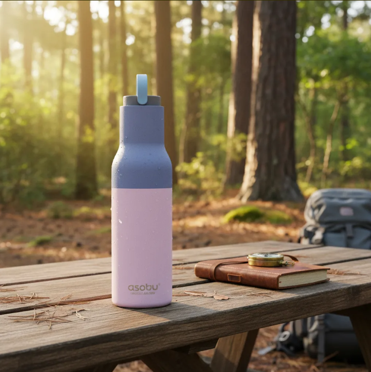 Botella Térmica Asobu Metro 650ml Acero Inoxidable
