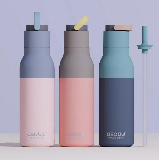 Botella Térmica Asobu Metro 650ml Acero Inoxidable