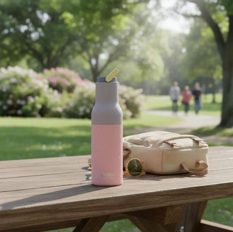 Botella Térmica Asobu Metro 650ml Acero Inoxidable