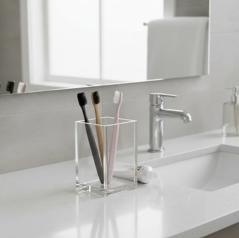 Portacepillo de Dientes Policarbonato  Metrópoli Sttelli