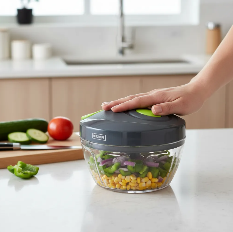 Picadora Manual de Policarbonato Mini Chopper Nerthus