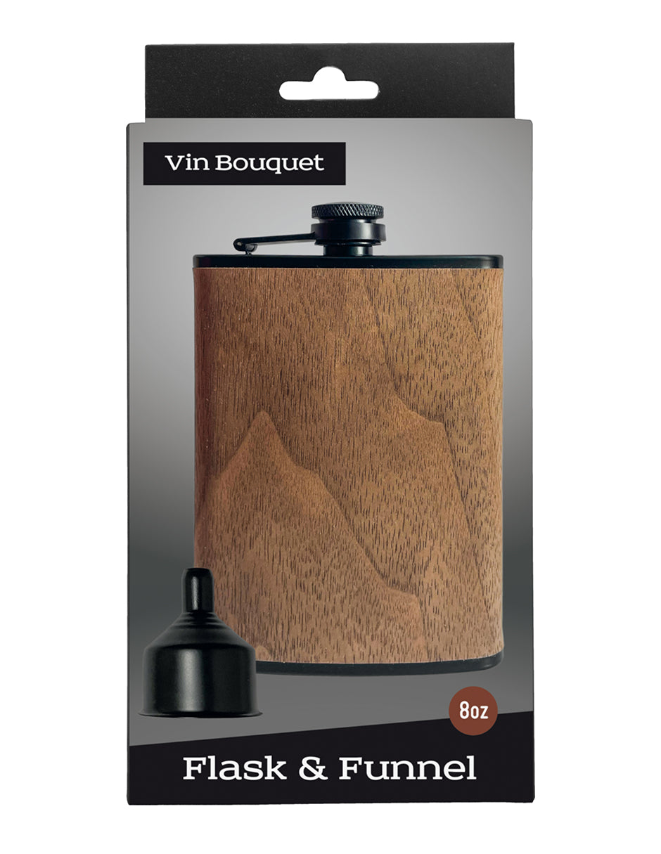 Licorera de Acero con Madera 236ml Vin Bouquet