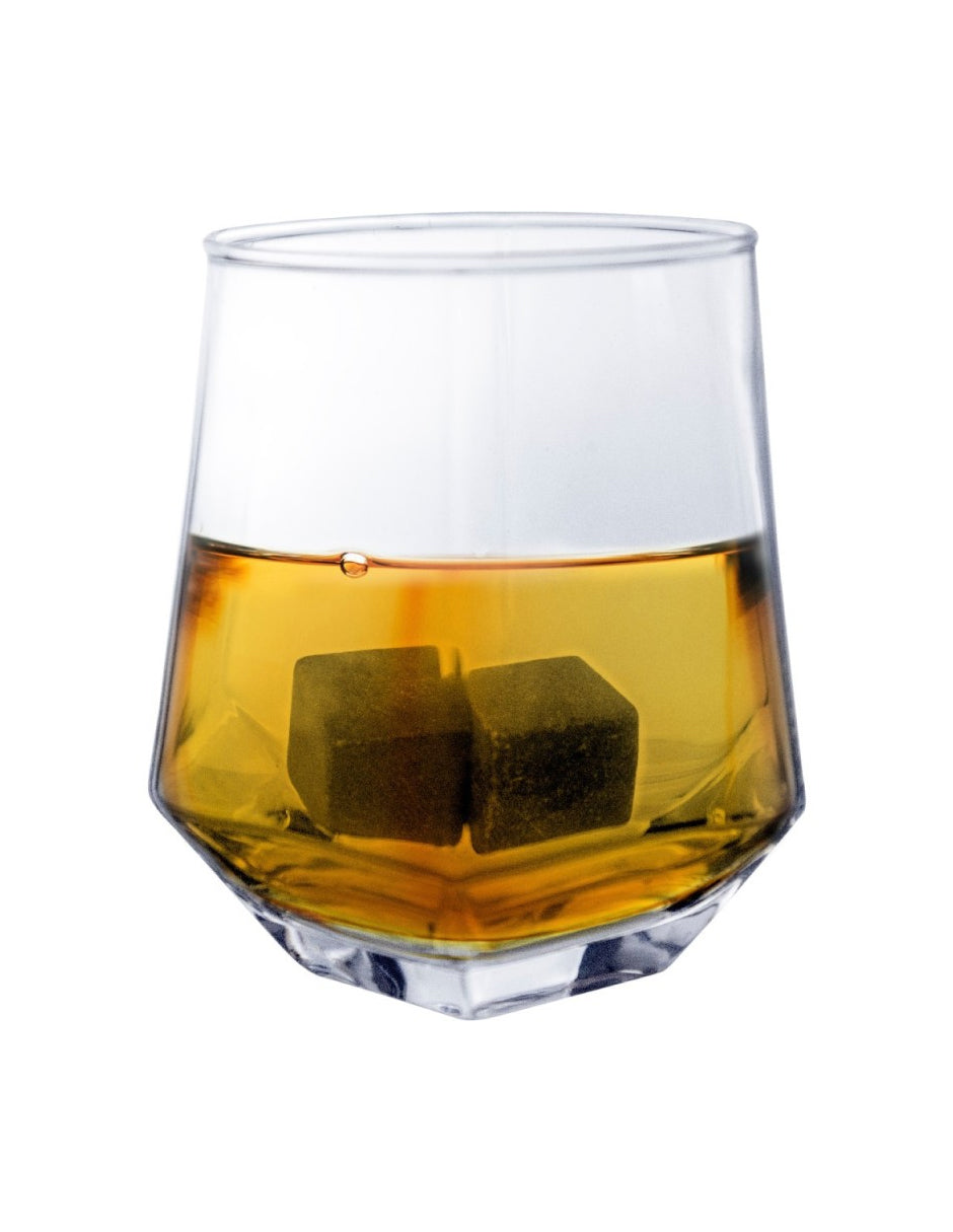 Vin Bouquet Set de Whiskey con Copas y Piedras en Caja de Madera