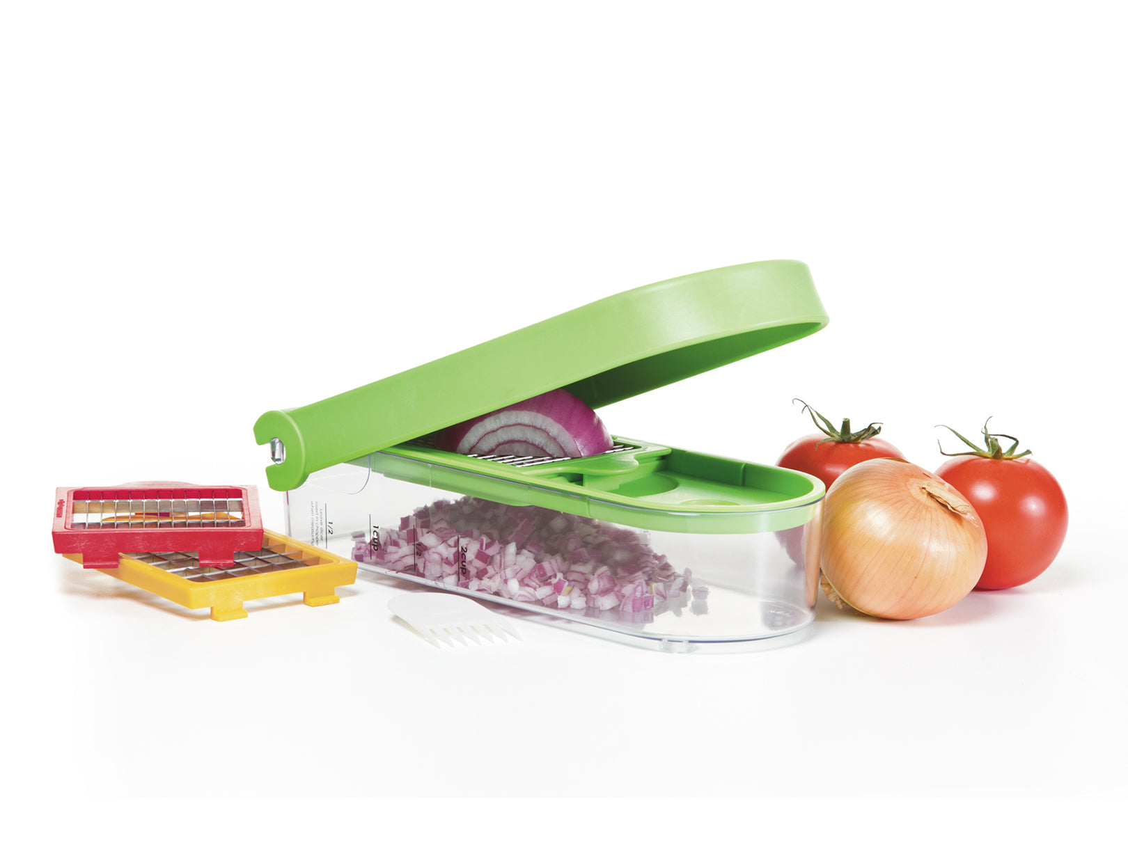Cortador de 3 Cuchillas. Incluye Recipiente Medidor Prepworks Progressive
