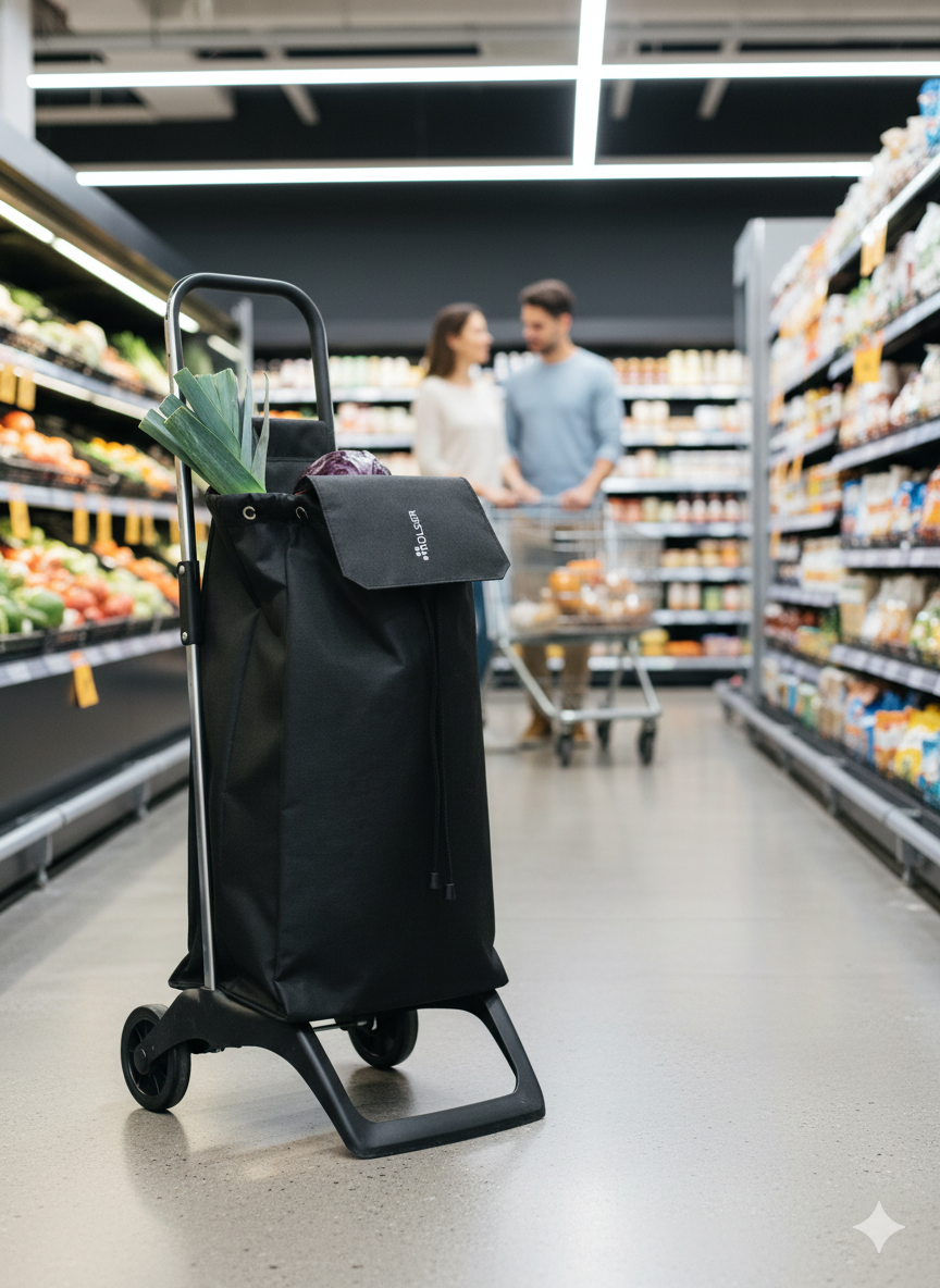 Carrito de Compras Jet 038 Tweed 2 Gris Rolser