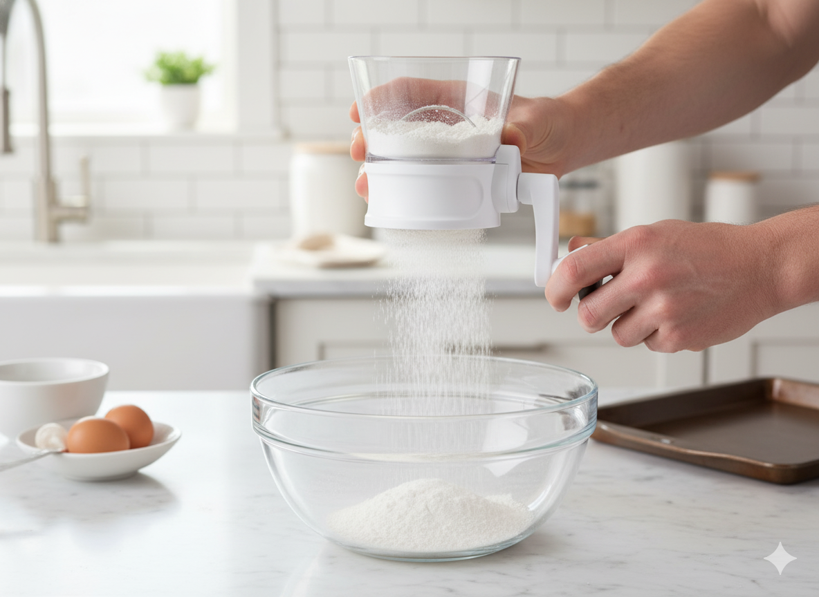 Cernidor Harina 1 y 2 Tazas Progressive