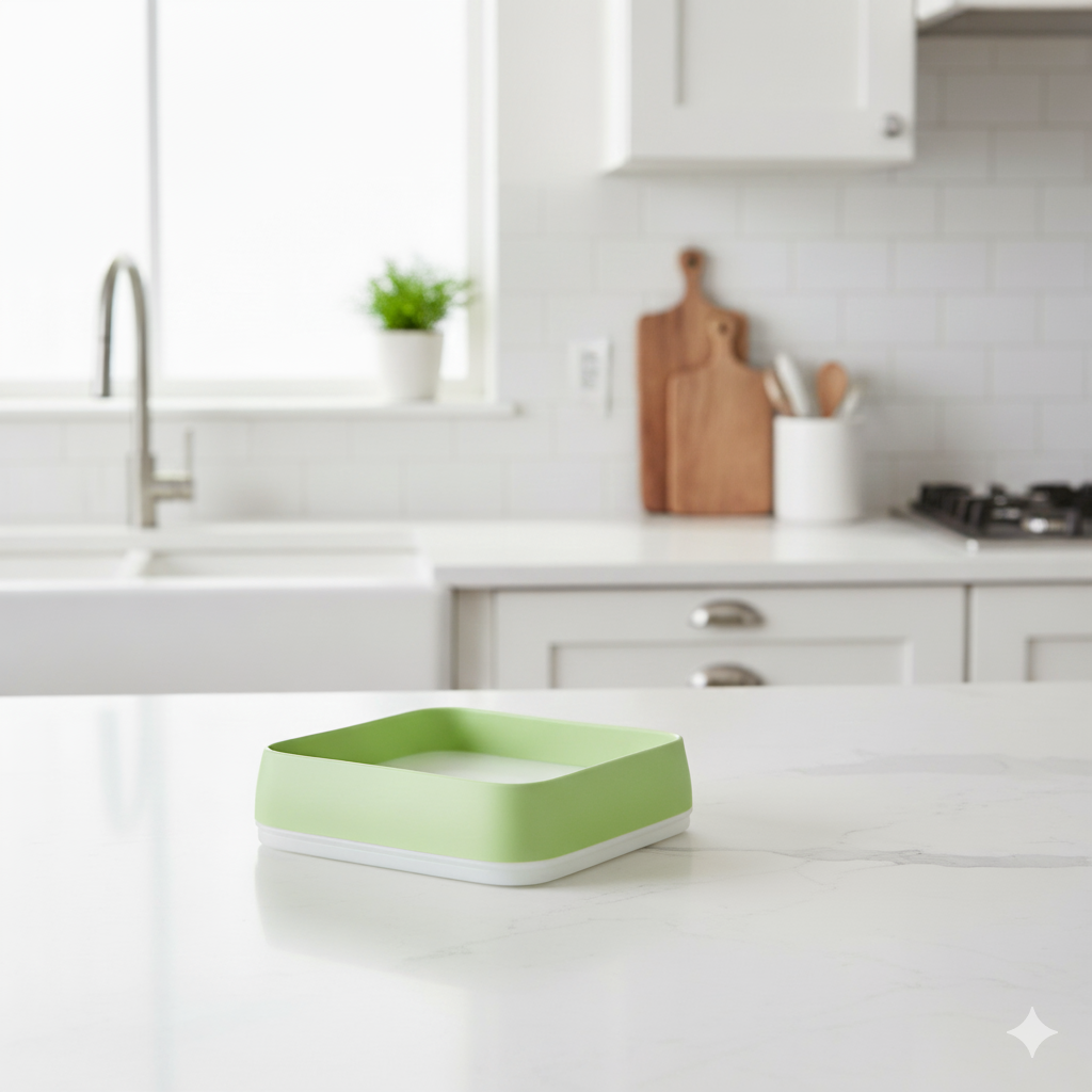 Bandeja Selladora Reutilizable de Silicona Platino y Policarbonato Lékué