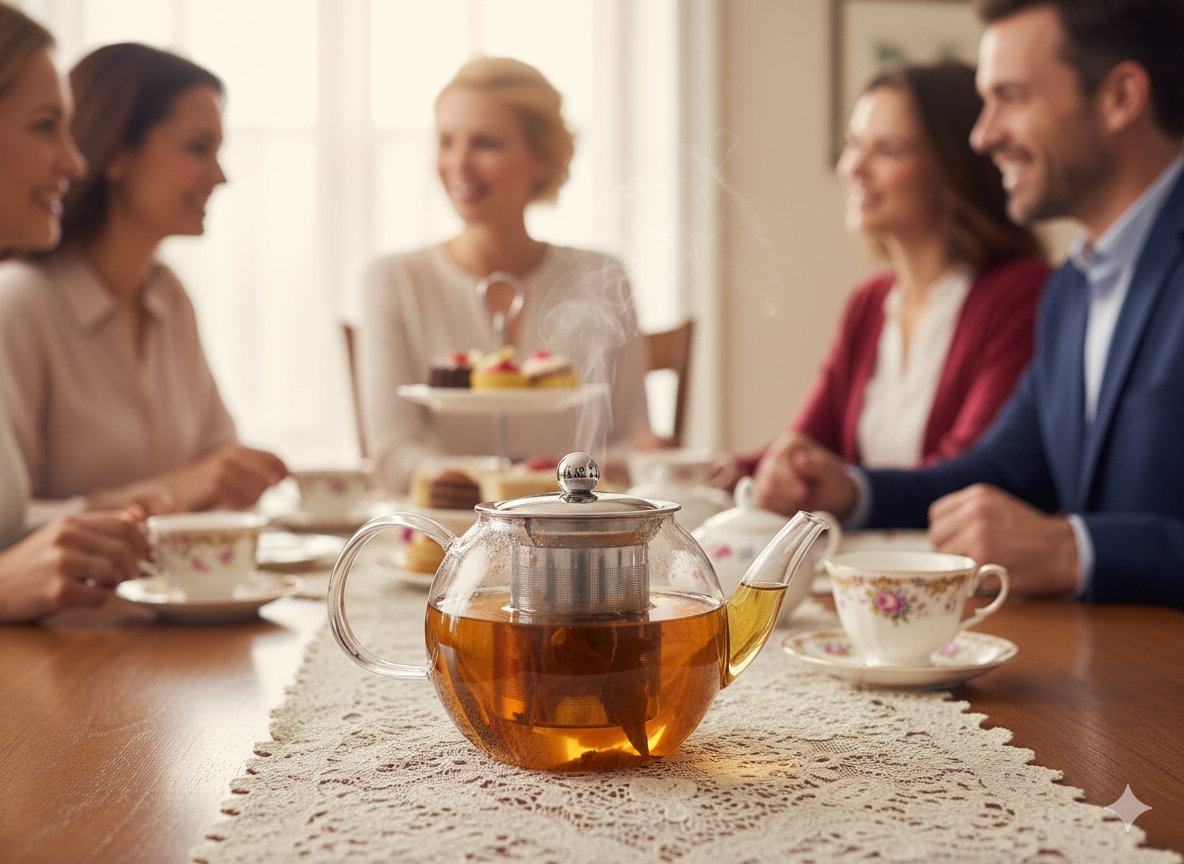 Tetera de Cristal Transparente 800 ml Nerthus