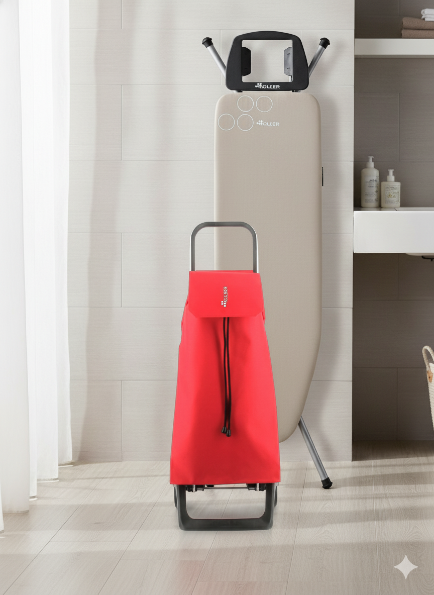 Carrito de Compra Jet , Ligero y Funcional Rojo Rolser