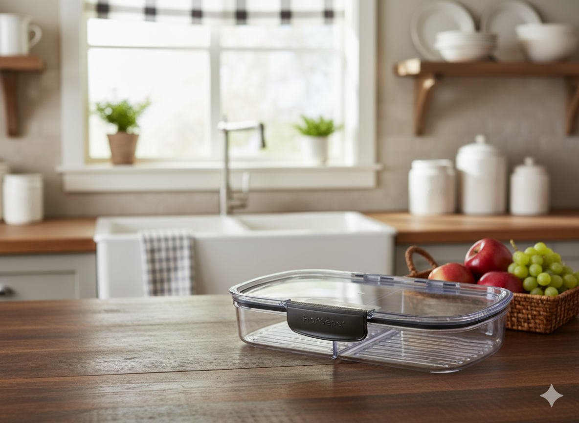 Contenedor Split con División 1.6 L Prepworks Progressive