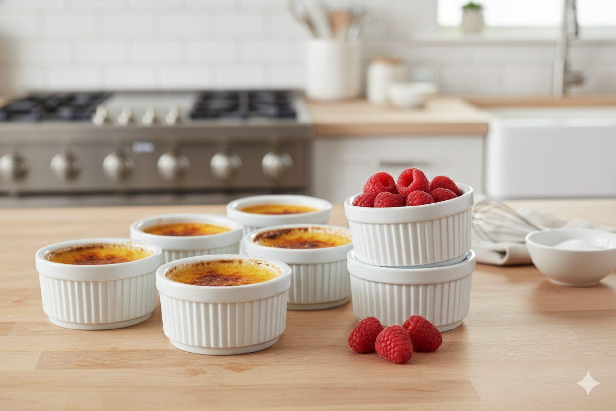 Refractarios Blancos de Porcelana Ramekins Progressive